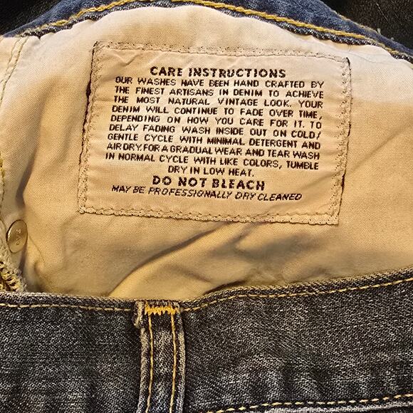 Eve Denim Jeans Womens 26 Made in USA Juliette Straight Button Fly Dark Wash - Picture 5 of 12